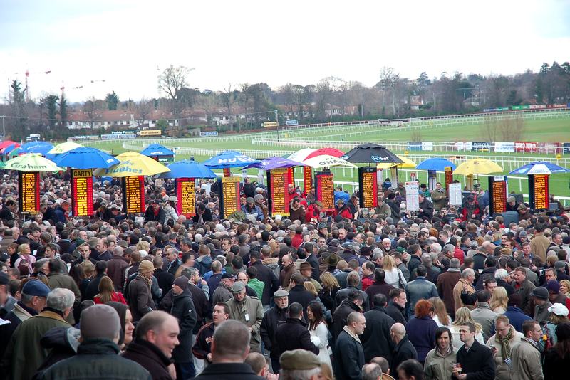 Leopardstown Racecourse Crowd