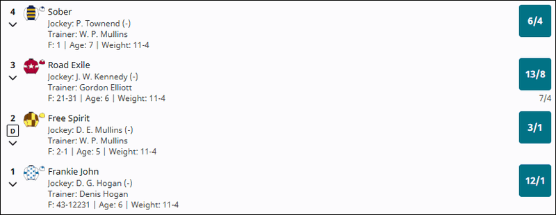 Moscow Flyer Hurdle 2026 Betting