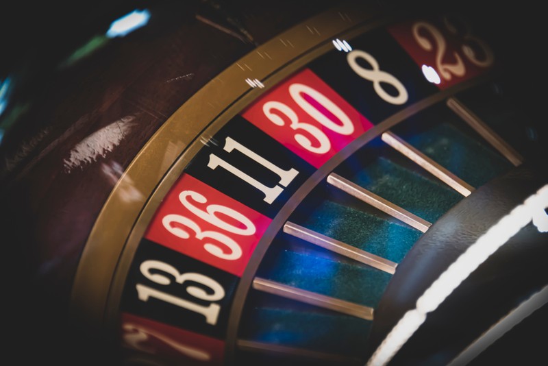 Roulette Wheel Numbers Close Up