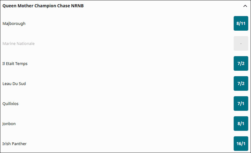 Champion Chase 2026 Betting