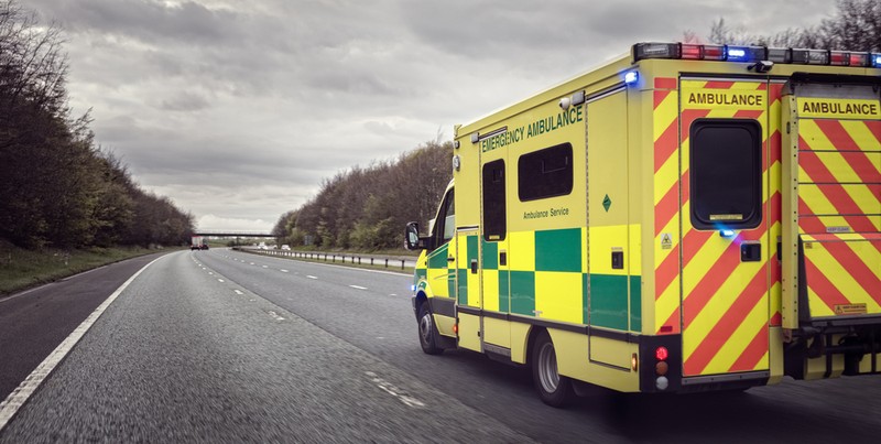 Side View of Ambulance